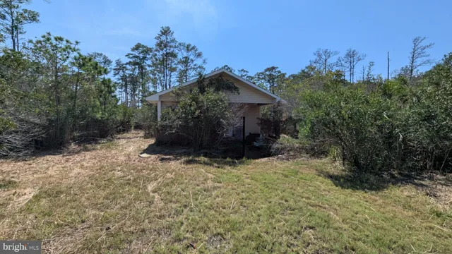 a view of a tree in front of a house