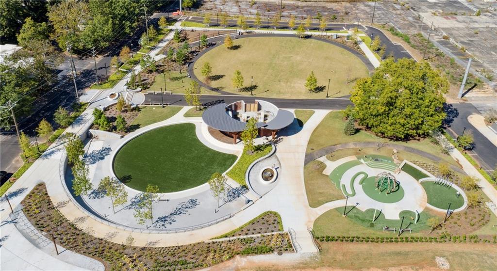 213 Ohm Avenue Avondale Estates, GA 30002 - Photo 41 of 43 an aerial view of a swimming pool