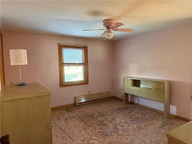 a view of livingroom and hallway