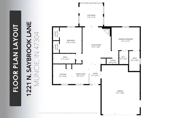$199,900 | 1221 North Saybrook Lane, Muncie, IN 47304