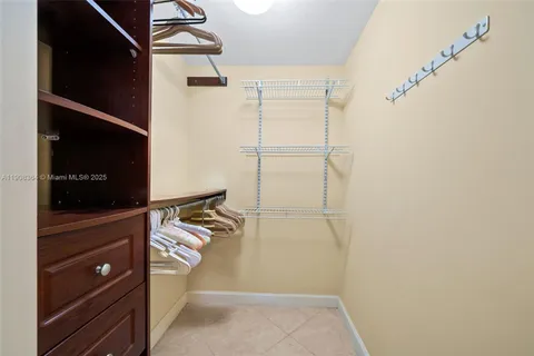 a view of walk in closet