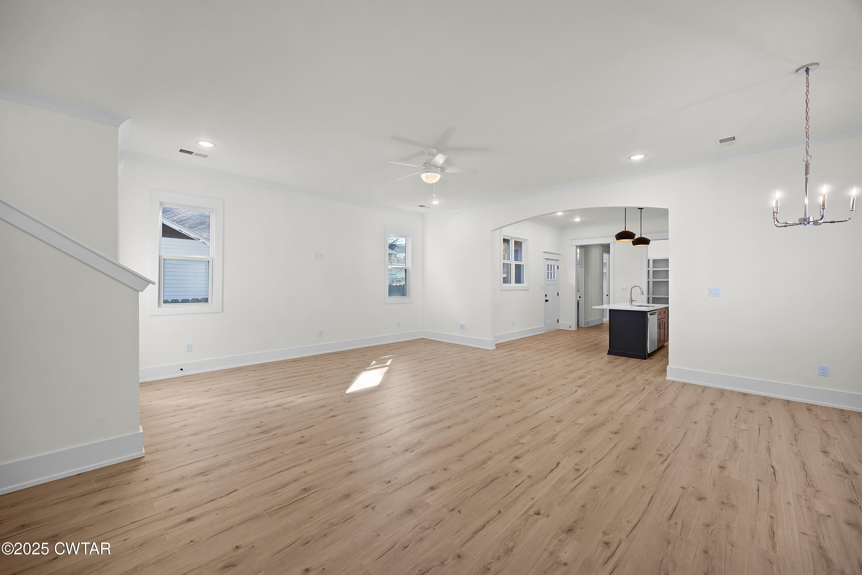 219 Clay Street Jackson, TN 38301 - Photo 21 of 25 a view of empty room with wooden floor
