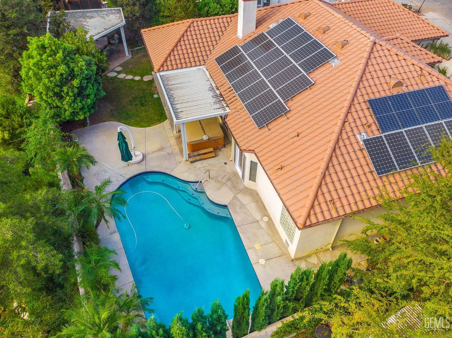 Undisclosed Address Bakersfield, CA 93306 - Photo 41 of 41 an aerial view of a house