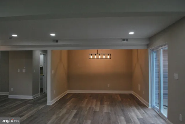 a close view of walk in closet