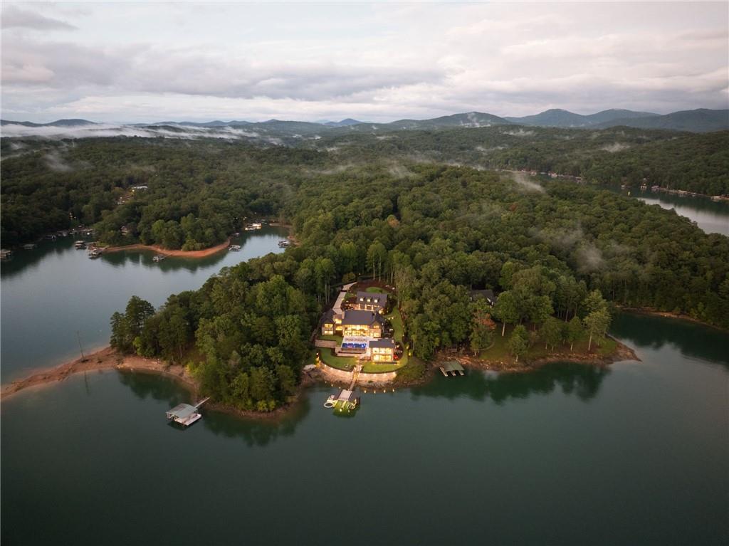 725 Rocky Point Drive Morganton, GA 30560 - Photo 15 of 157 a view of a lake in middle of the town