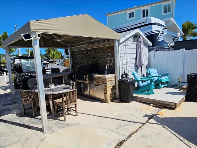 a view of outdoor space and seating