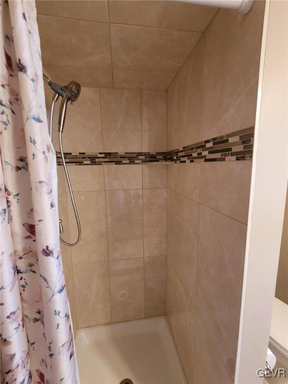 227 Ridgewood Road Easton, PA 18045 - Photo 23 of 49 a bathroom with a glass shower door