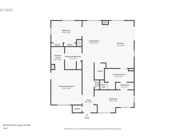 $805,000 | 895 Pine Forest Drive, Eugene, OR 97405