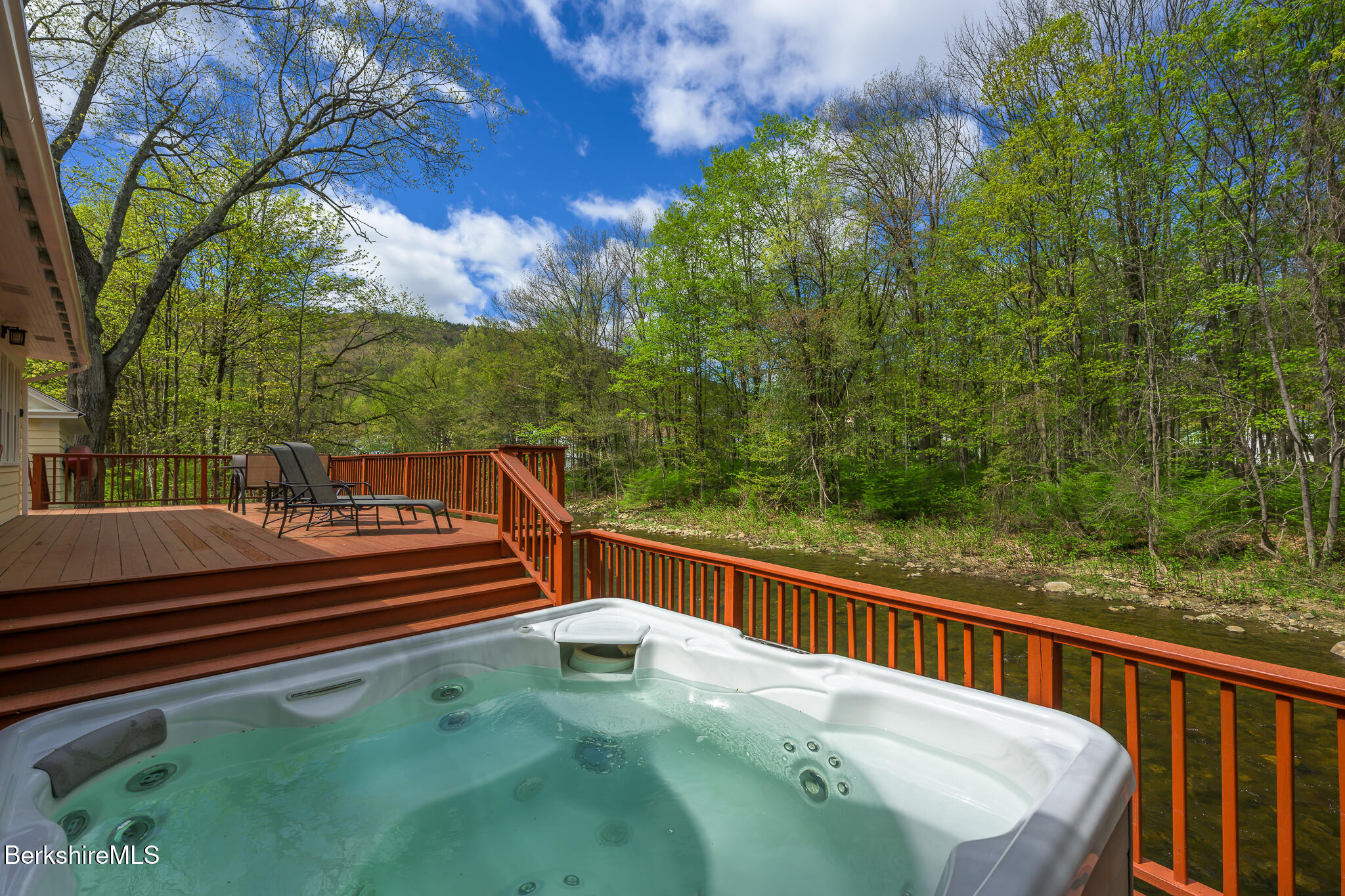 12 Riverfront Street Chester, MA 01011 - Photo 33 of 36 Hot Tub on Deck