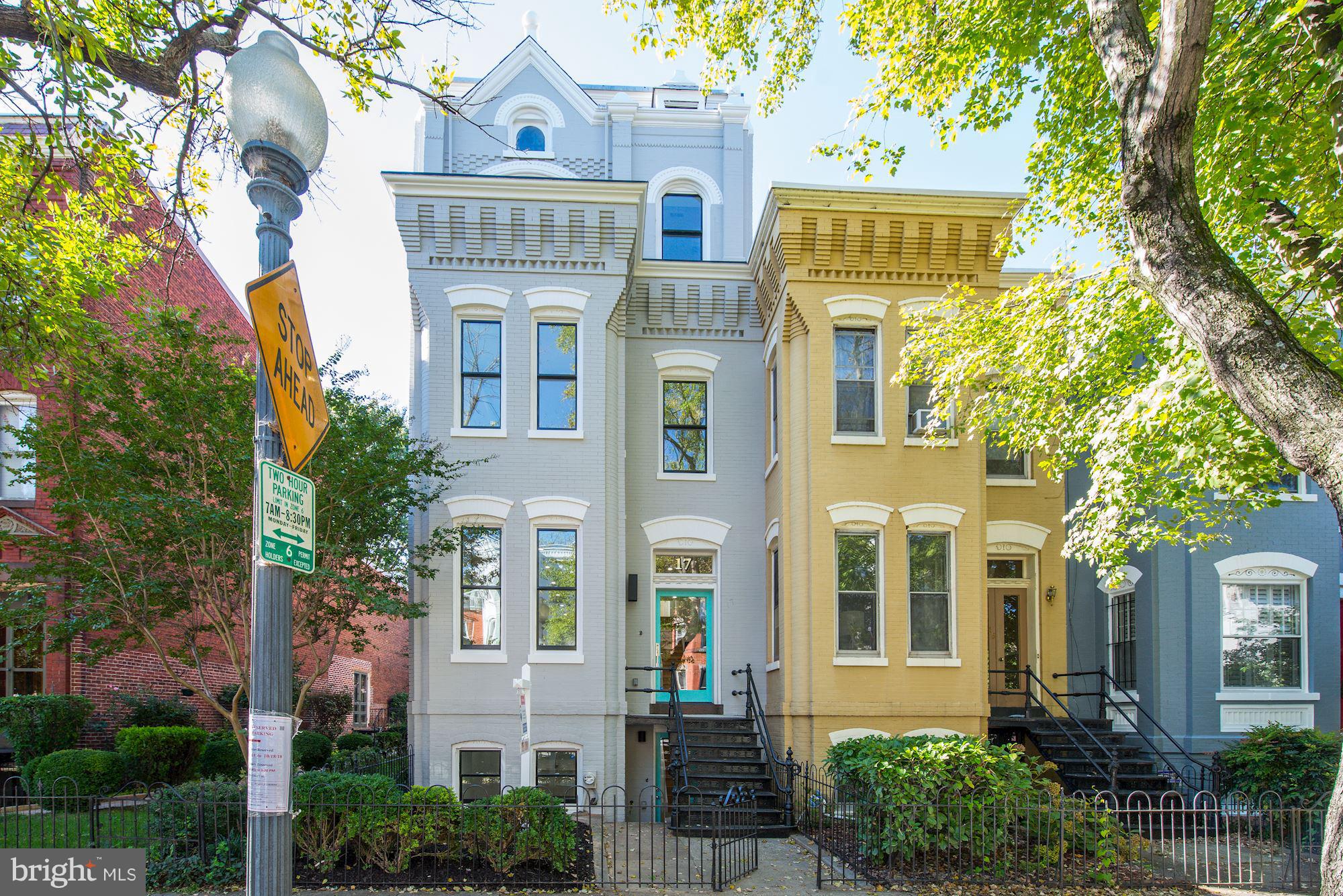 17 7th Street Southeast Washington, DC 20003 - Photo 2 of 29 front view of a house with a tree