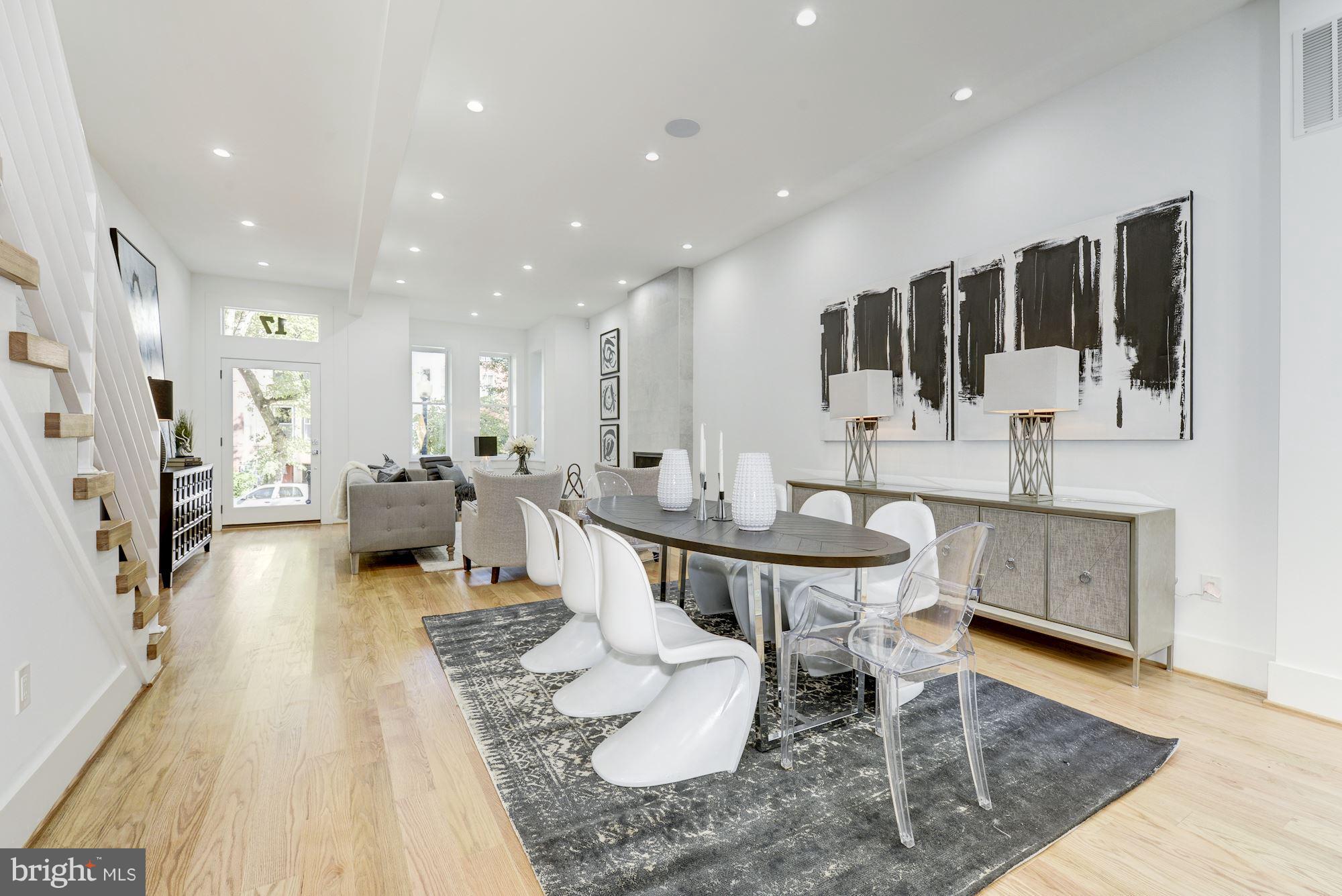 17 7th Street Southeast Washington, DC 20003 - Photo 7 of 29 a large kitchen with a table and chairs