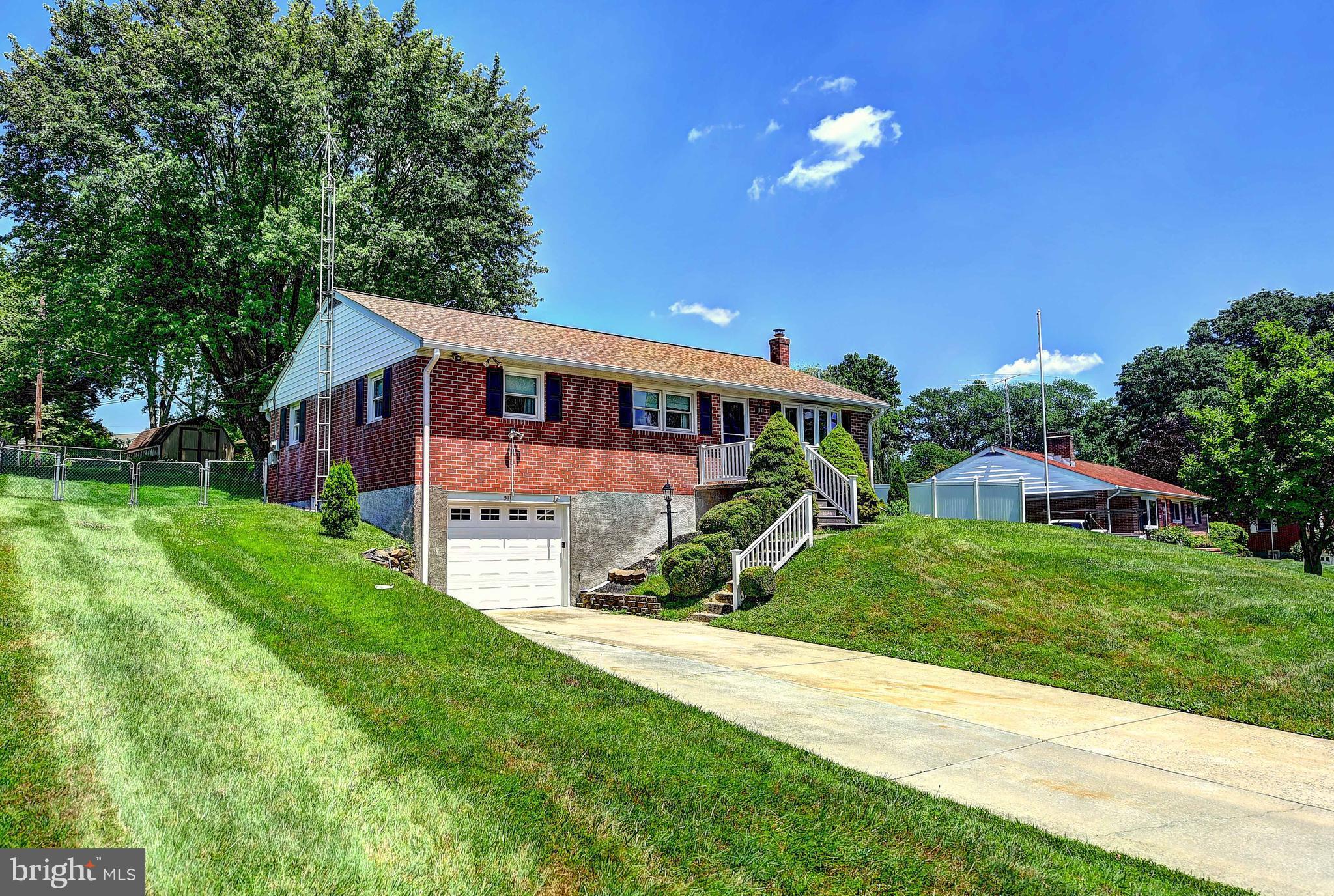 511 Westview Road Bel Air, MD 21015 - Photo 2 of 28 Long driveway and deep 1 car garage for storage