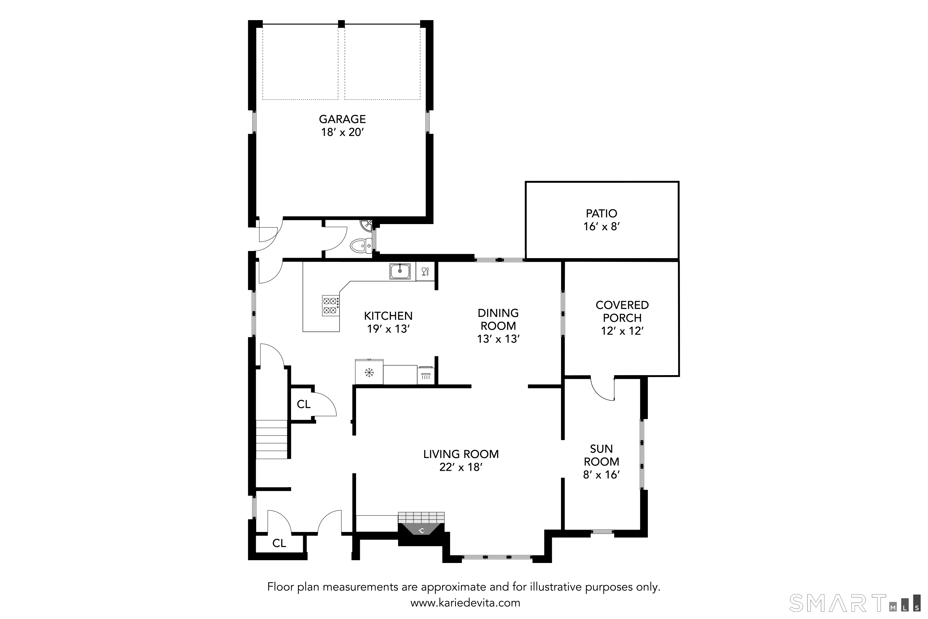 30 Sedgwick Road West Hartford, CT 06107 - Photo 40 of 40 First Floor Plan