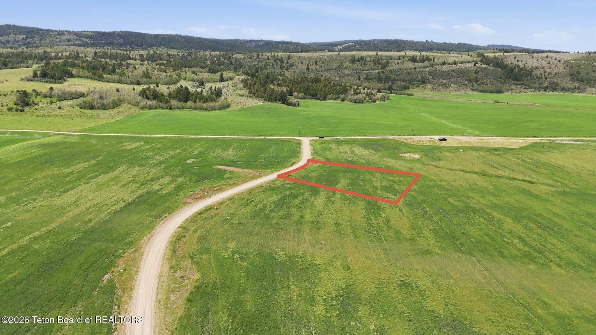 8894 West Ridge Road Tetonia, ID 83452 - Photo 5 of 11 Big Hole View with lot outline