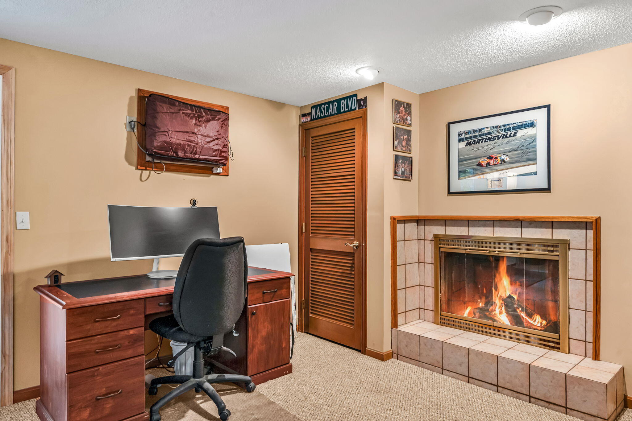 443 Main Road North Hampden, ME 04444 - Photo 47 of 63 Finished basement fireplace