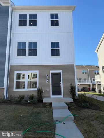 a house view with a garden space