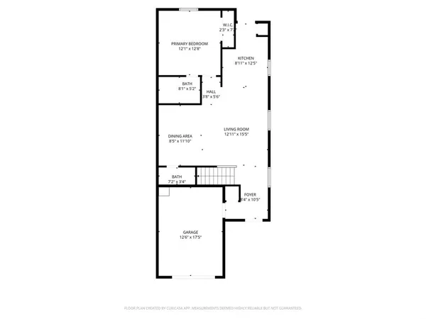 a picture of a bench in front of a door