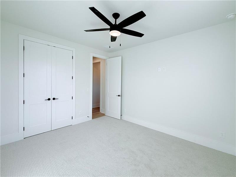 122 Palisade Drive Rydal, GA 30171 - Photo 43 of 54 an empty room with closet and a ceiling fan
