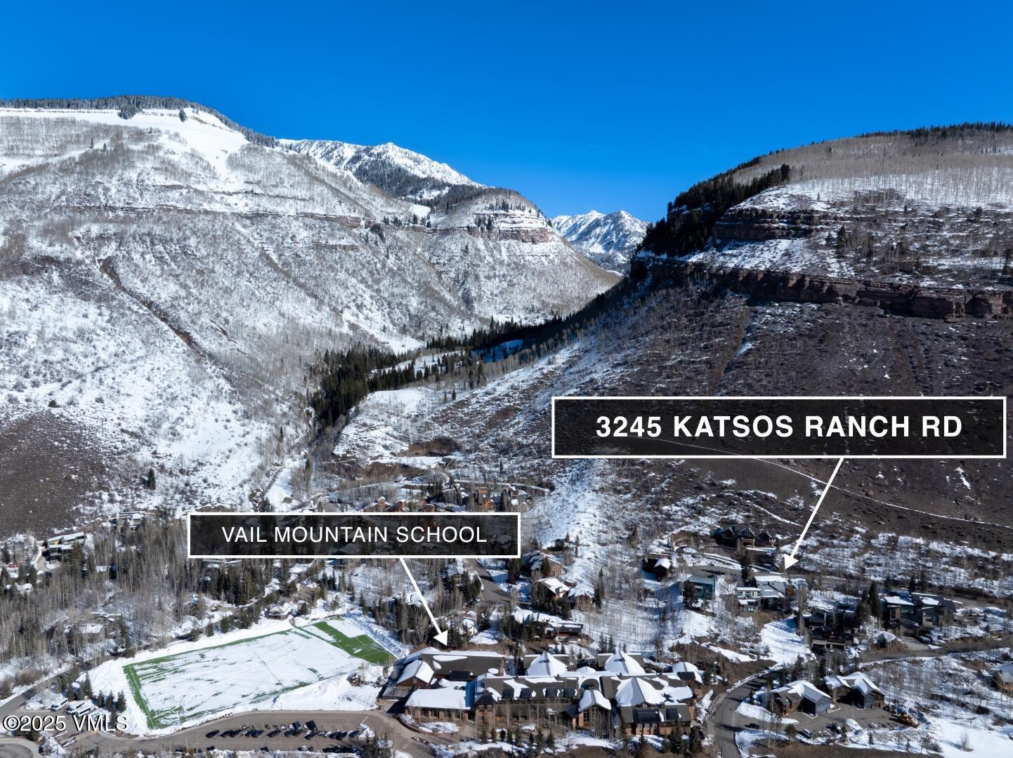 3245 Katsos Ranch Road, Unit A Vail, CO 81657 - Photo 37 of 40 Aerial 2