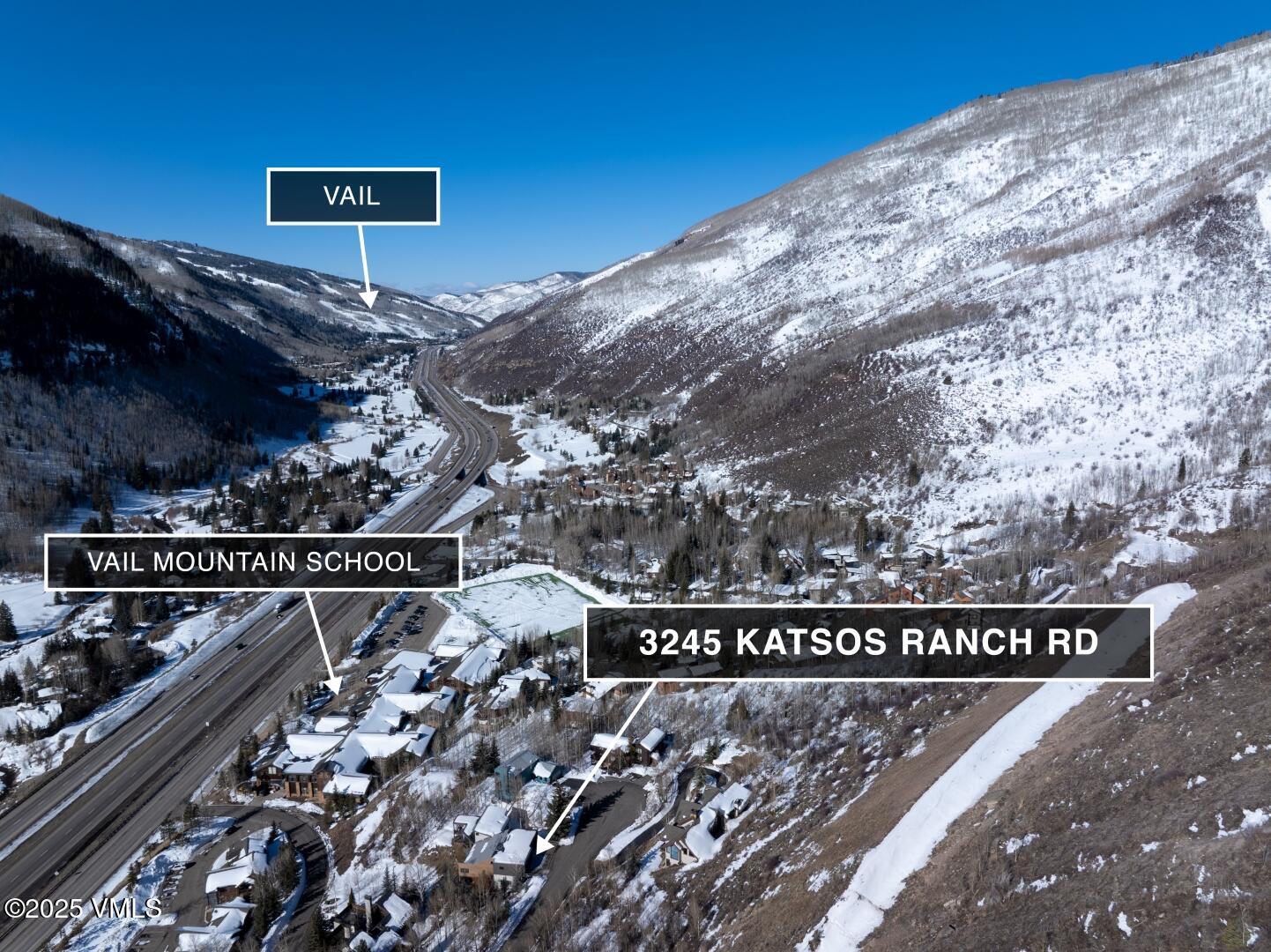 3245 Katsos Ranch Road, Unit A Vail, CO 81657 - Photo 38 of 40 Aerial