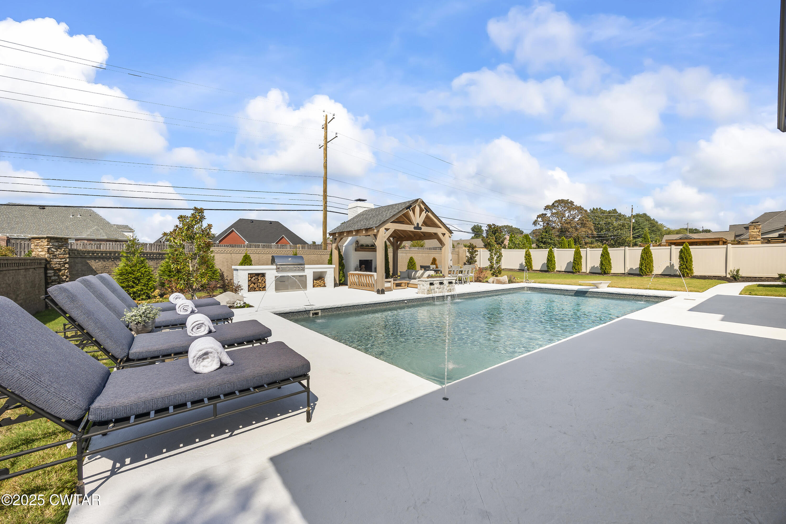 7 Swanbourne Cove Jackson, TN 38305 - Photo 35 of 44 a view of swimming pool with a lounge chair