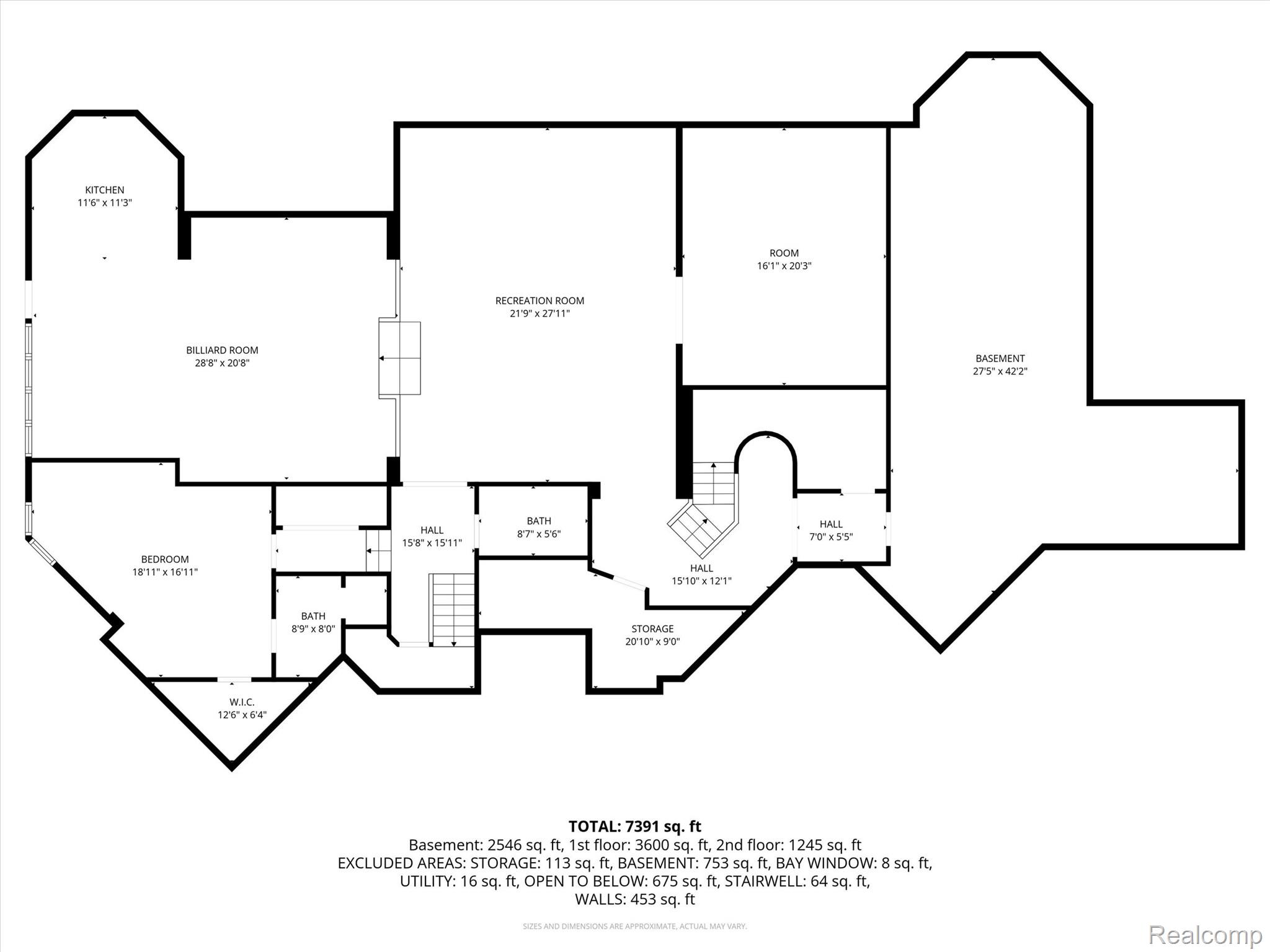 1800 Tiverton Road Bloomfield Hills, MI 48304 - Photo 54 of 56 04-1st_floor_1800_tiverton_road_bloomfield_hills_with_dim.jpg
