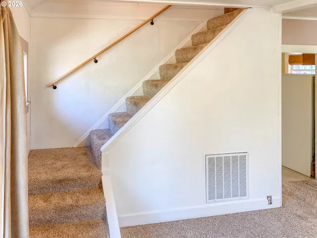 a view of a room with window