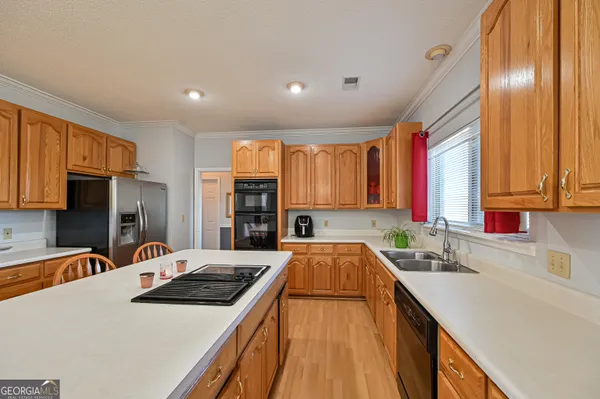 a room with furniture and window