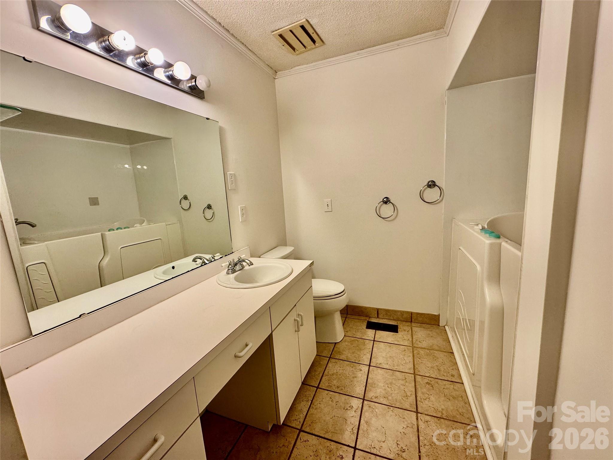 3134 Asbury Church Road Lincolnton, NC 28092 - Photo 20 of 24 a bathroom with a sink a toilet a mirror and shower