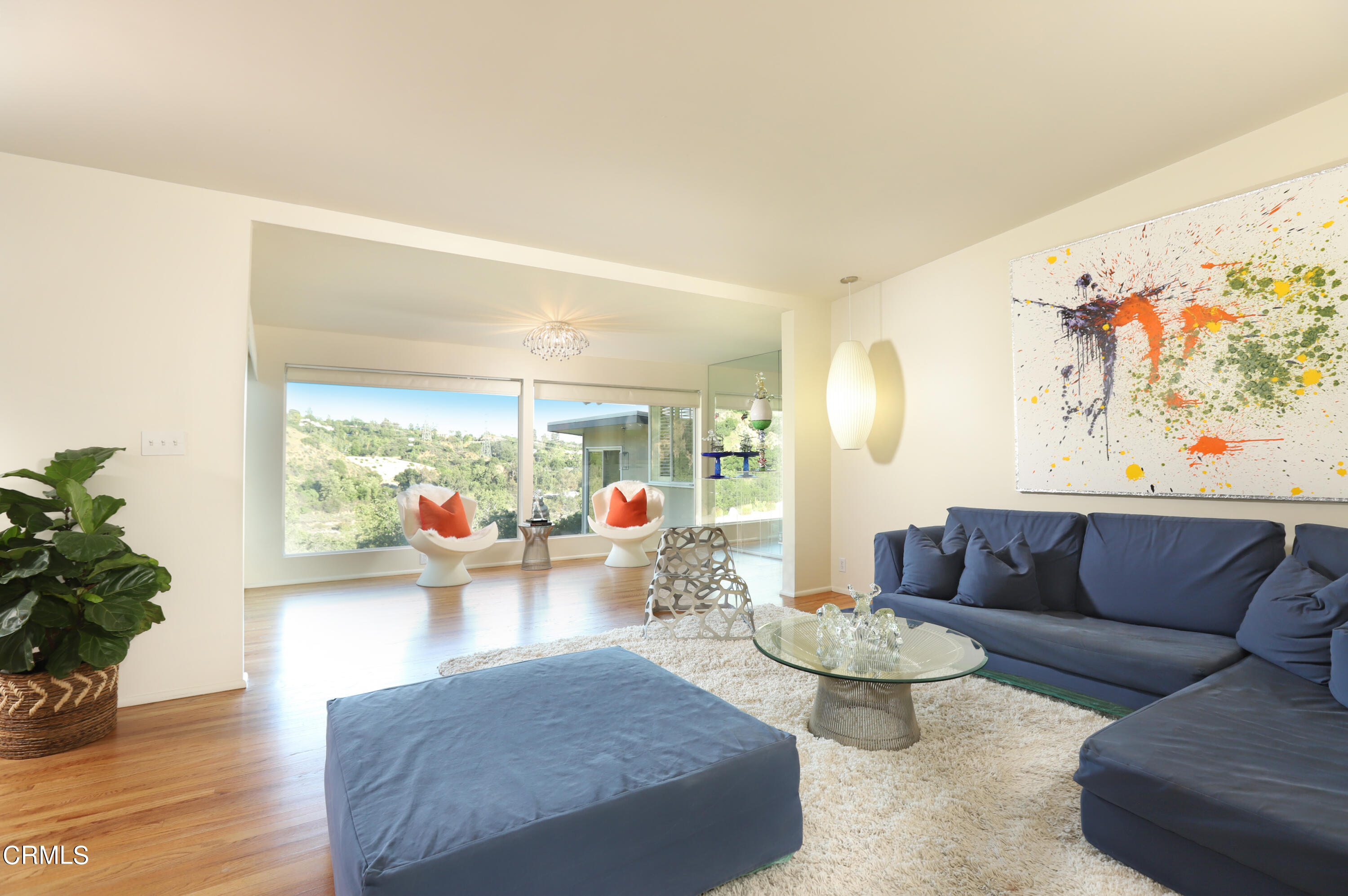 1950 Canyon Close Road Pasadena, CA 91107 - Photo 3 of 48 a living room with furniture and a large window