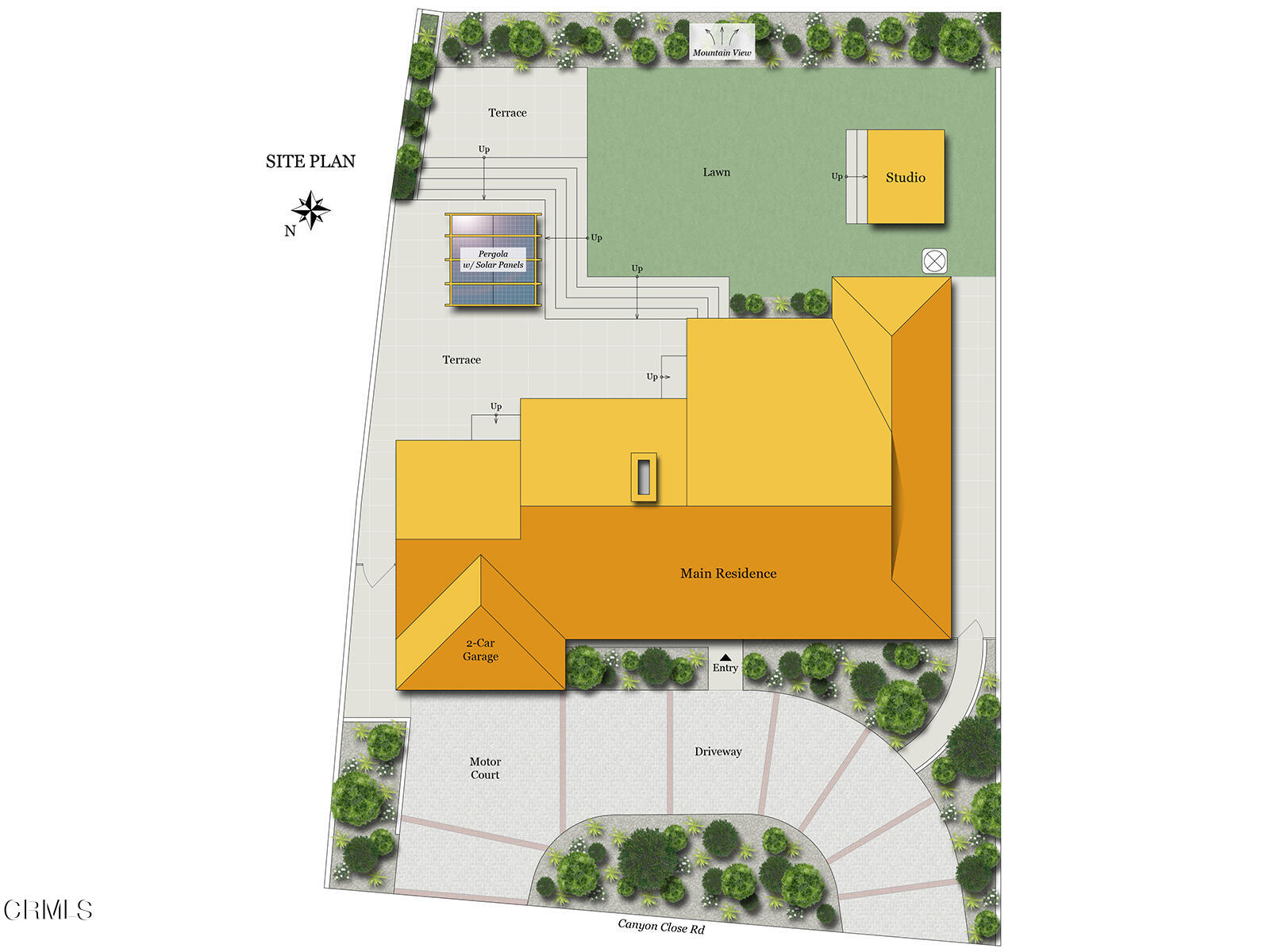 1950 Canyon Close Road Pasadena, CA 91107 - Photo 47 of 48 JM-1950CanyonCloseRd-SitePlan-MLS
