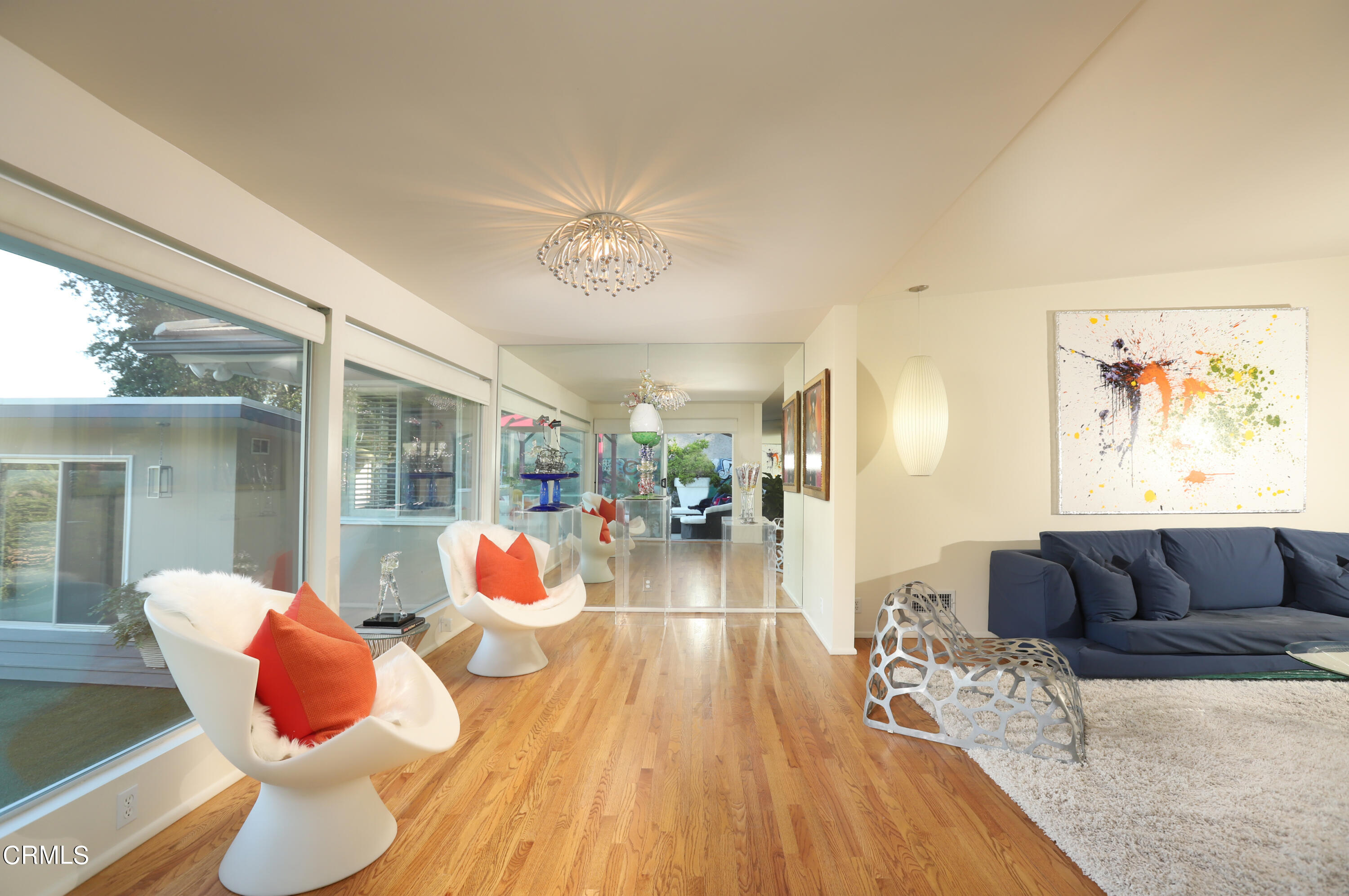 1950 Canyon Close Road Pasadena, CA 91107 - Photo 9 of 48 a living room with furniture and wooden floor