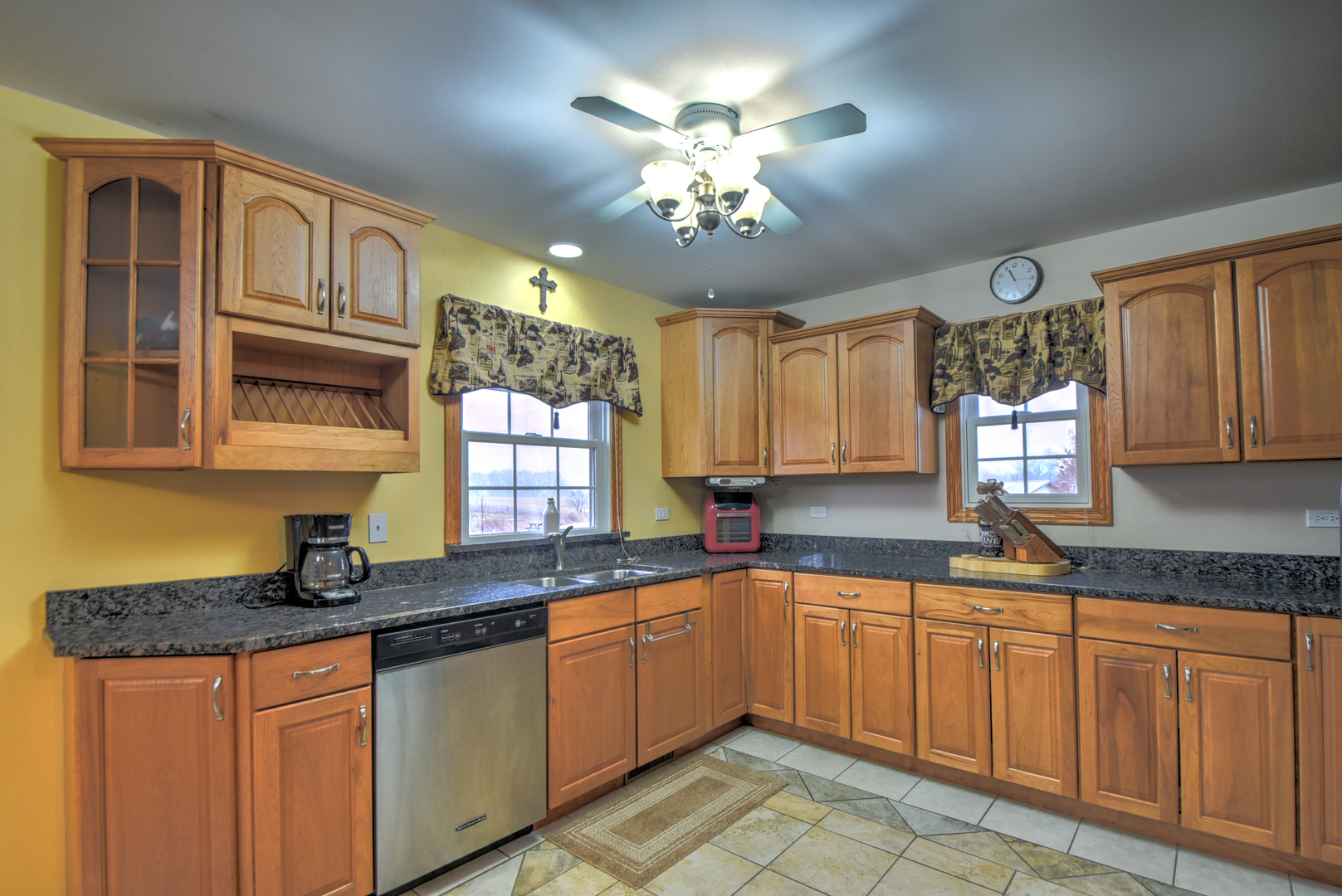 16045 Stateline Road Cedar Lake, IN 46303 - Photo 20 of 36 a kitchen with a sink cabinets and window