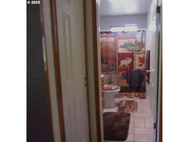 a view of hallway with stairs