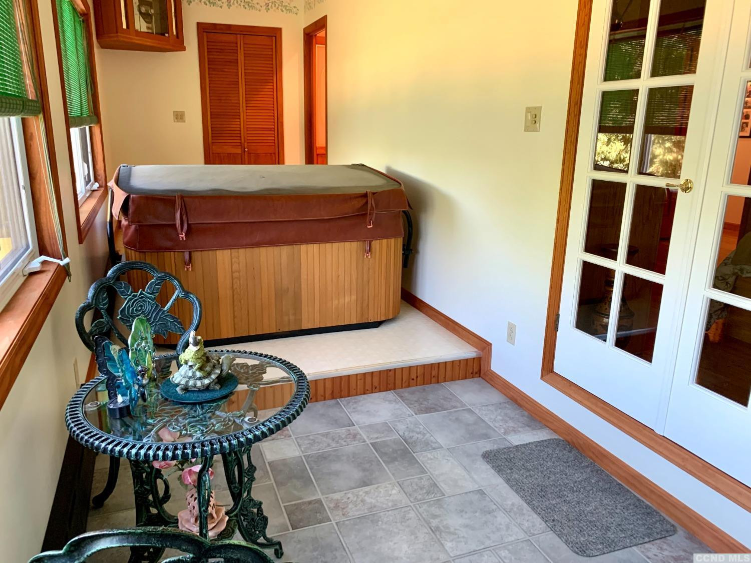 160 Willowbrook Road Hudson, NY 12534 - Photo 21 of 48 a view of a balcony with table and chairs