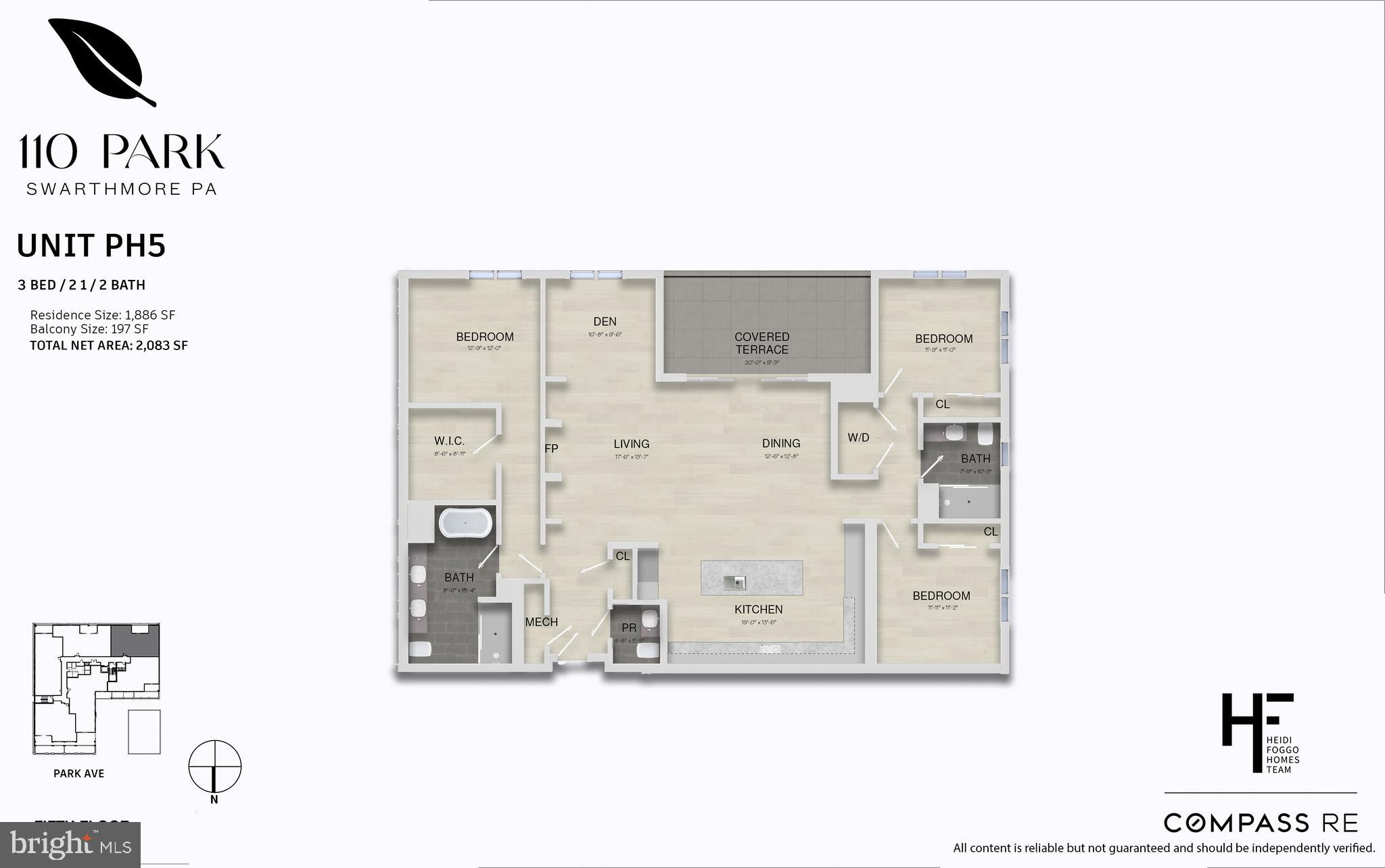 110 Park Swarthmore Pa, Unit PH5 Swarthmore, PA 19081 - Photo 2 of 3