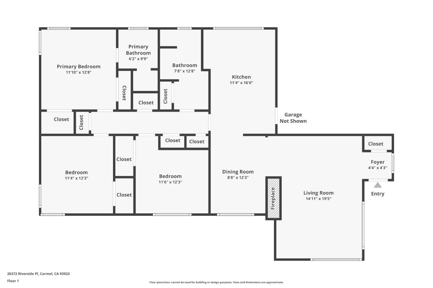 26372 Riverside Place Carmel, CA 93923 - Photo 35 of 35 a picture of a room with a white wall and white cabinet