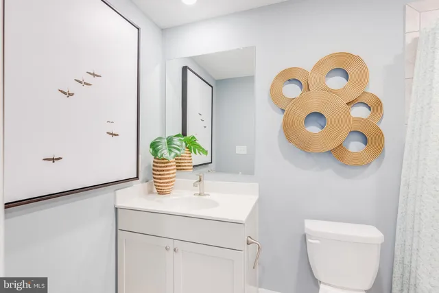 a bathroom with a toilet and a sink
