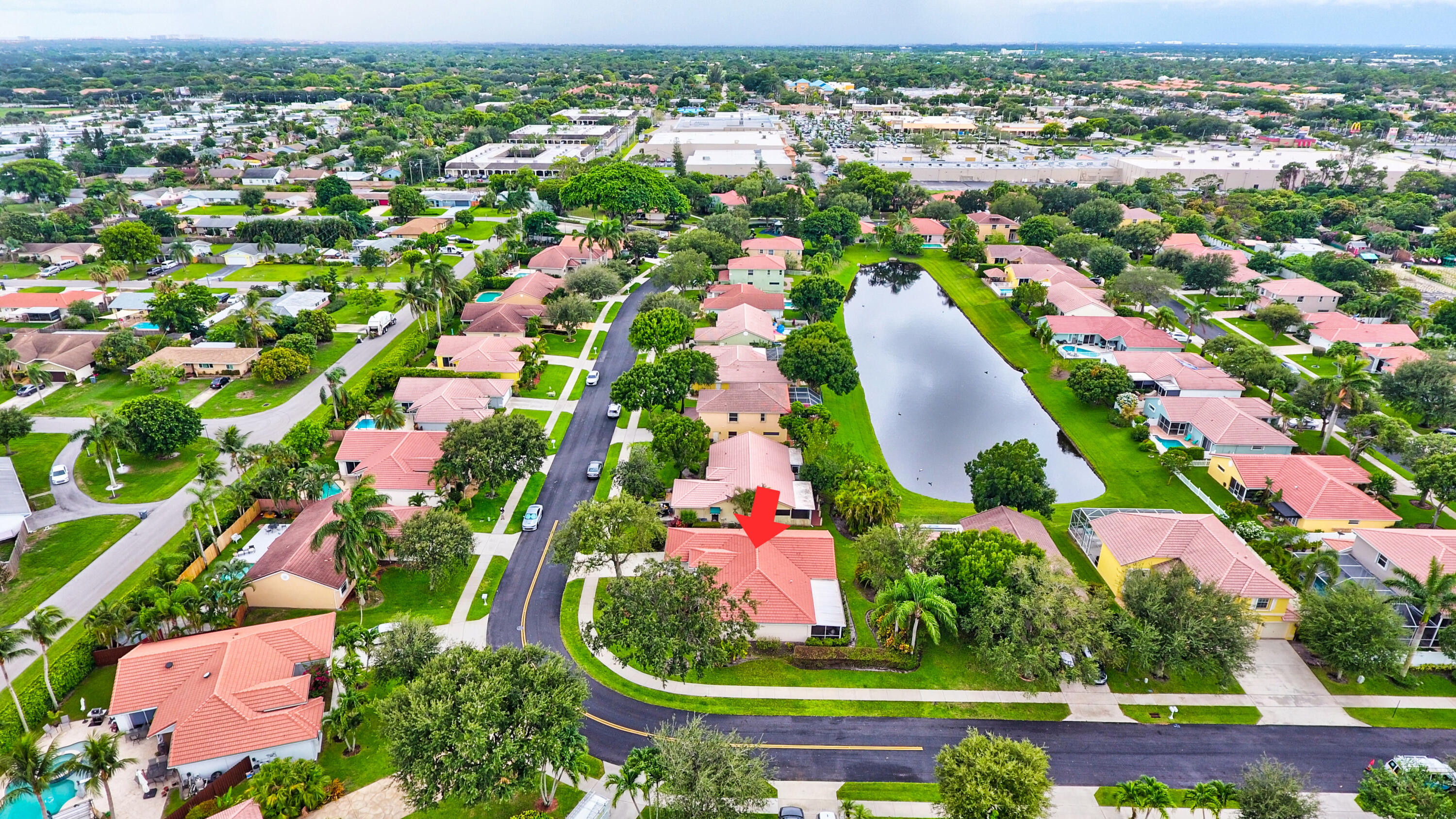 134 East Lee Road Delray Beach, FL 33445 - Photo 6 of 47 Ariel View