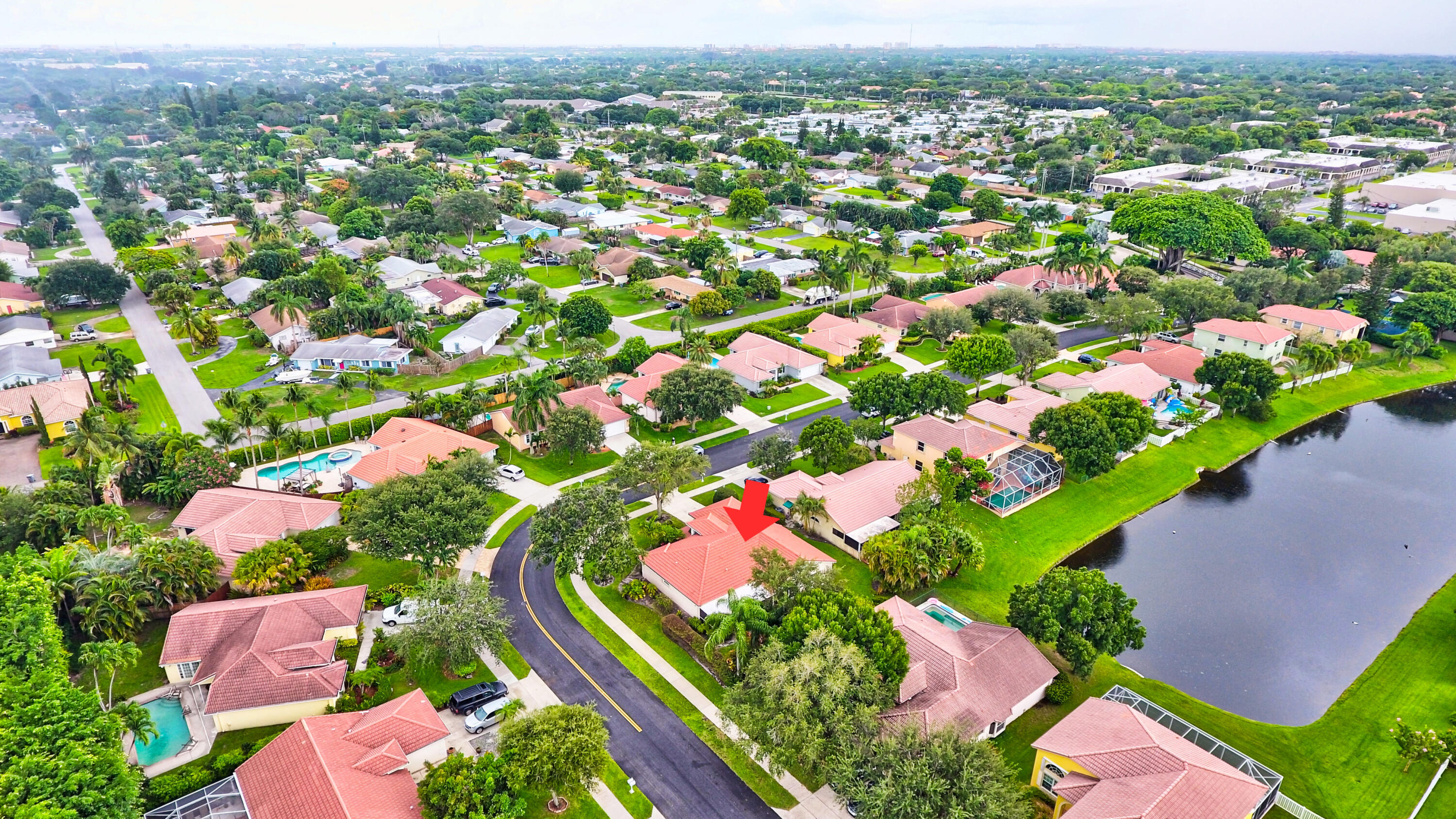 134 East Lee Road Delray Beach, FL 33445 - Photo 7 of 47 Ariel View