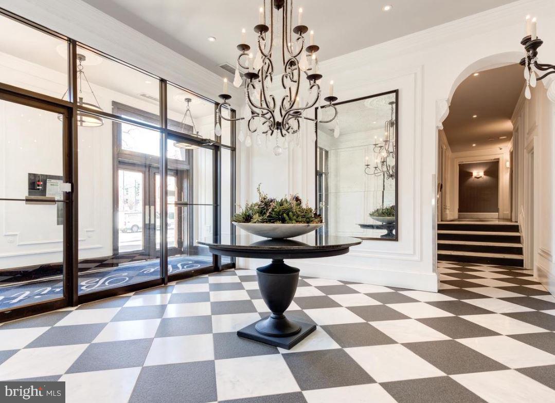 2001 16th Street Northwest, Unit 404 Washington, DC 20009 - Photo 4 of 35 Exquisite art deco lobby