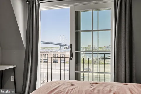 a view of a bedroom