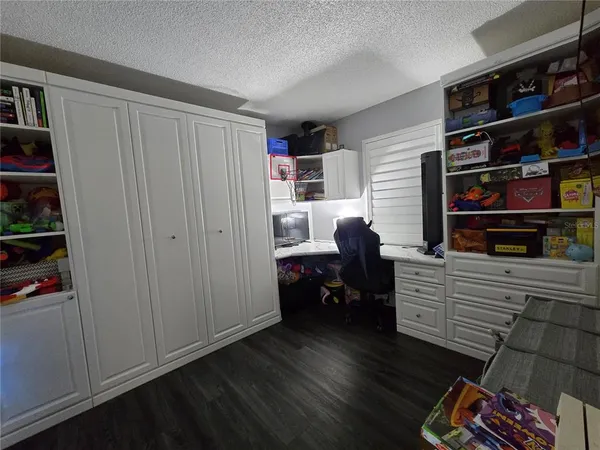 a room with musical instruments