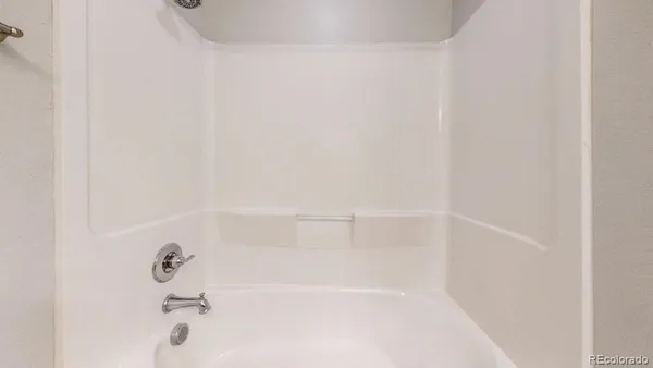 a close up of a bathtub