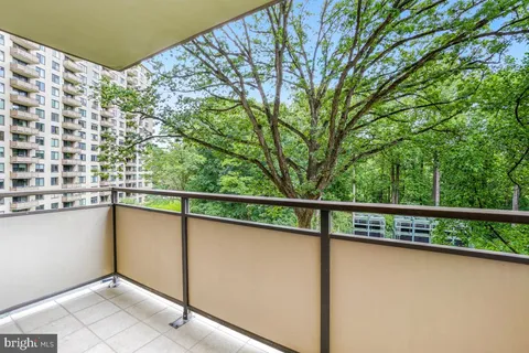 a view of balcony with city view