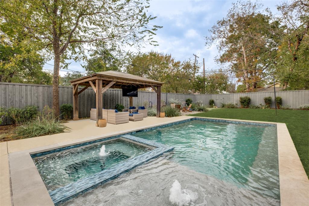 5819 Prospect Avenue Dallas, TX 75206 - Photo 25 of 25 a view of a swimming pool with a patio and a yard