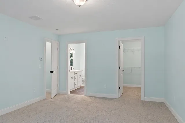 a view of an empty room