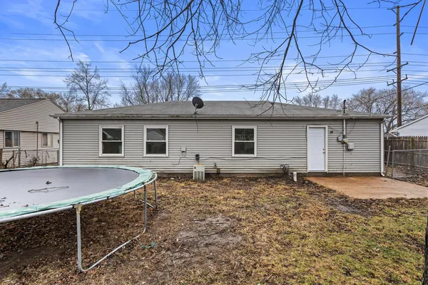 a backyard of a house