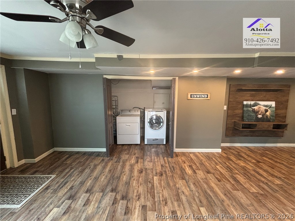 1817 McGougan Road Fayetteville, NC 28303 - Photo 24 of 24 a view of empty room with wooden floor