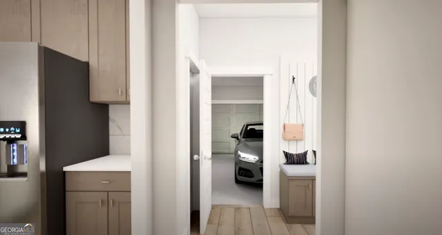 a en suite bathroom with a sink